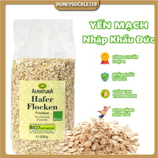 Yến mạch Cán Dẹt & Cán Vỡ Hafer Flocken 500gr, yến mạch giảm cân và ăn kiêng