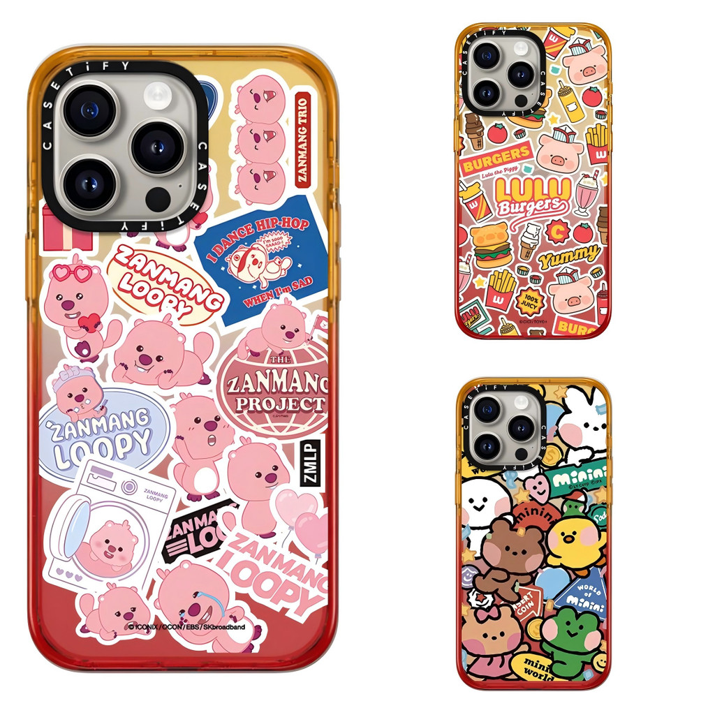 Ốp Điện Thoại Minini Loppy lulu pig Impact Cho iPhone 12 13 14 15 16 Plus Pro Max