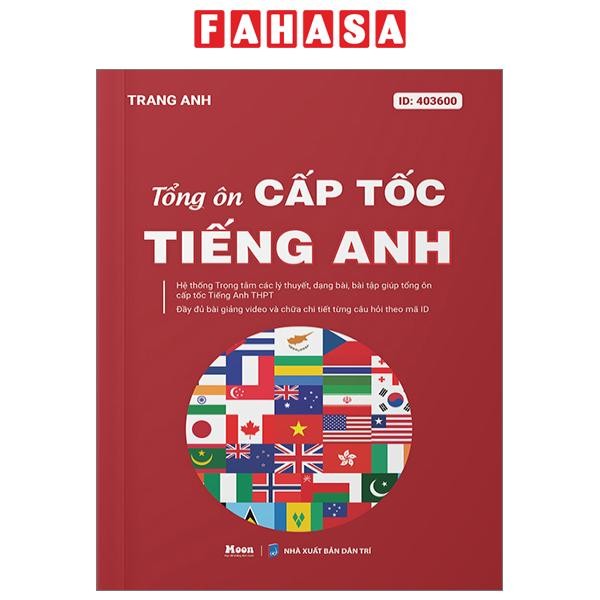Sách Tổng Ôn Cấp Tốc Tiếng Anh