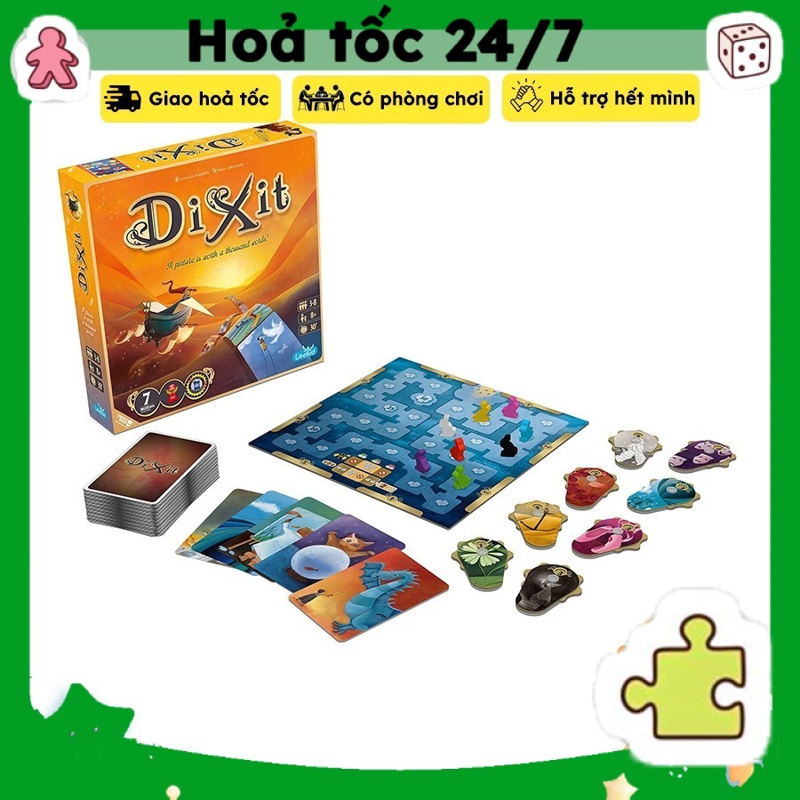 Q12 [Luật Việt] Boardgame Dixit - Lãng khách mộng mơ Tigar