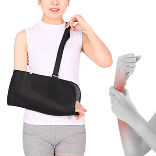 1 chiếc đeo vai cổ tay nẹp có thể điều chỉnh cánh tay sling hỗ trợ vai cánh tay di chuyển trán gãy cố định khuỷu tay dụng cụ