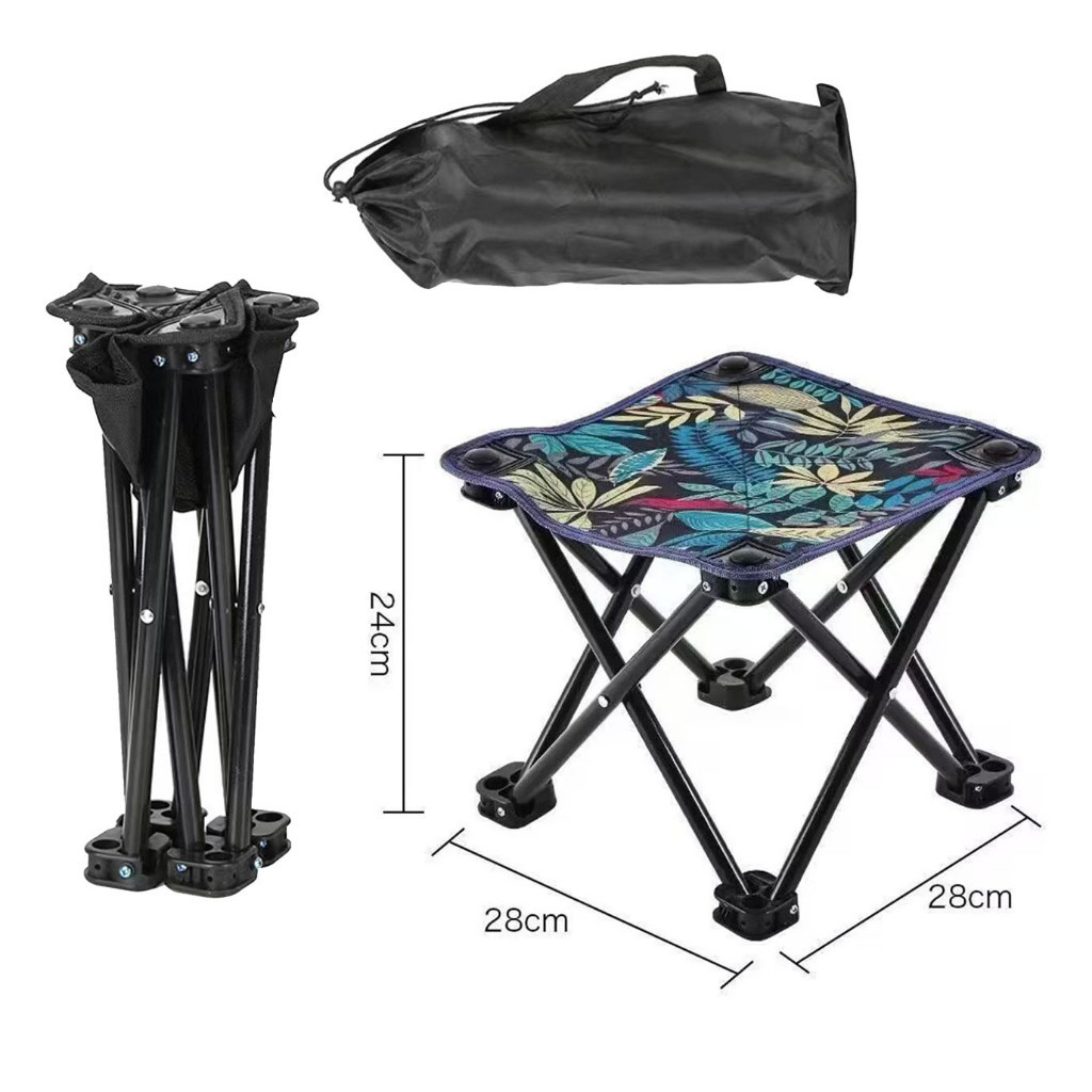 Ghế gấp gọn, Ghế Xếp Câu Cá gấp gọn mini bỏ túi dễ dàng mang đi du lịch, dã ngoại, câu cá, cắm trại