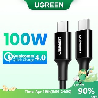 Cáp sạc nhanh UGREEN 4.0/3.0 5a 100w USB type C