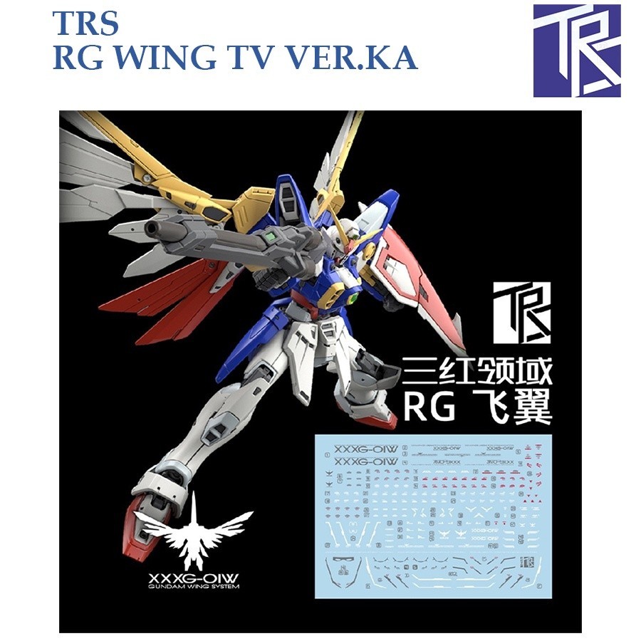 Decal nước Gundam RG Wing TV Ver. Ka TRS Water Sticker TR010