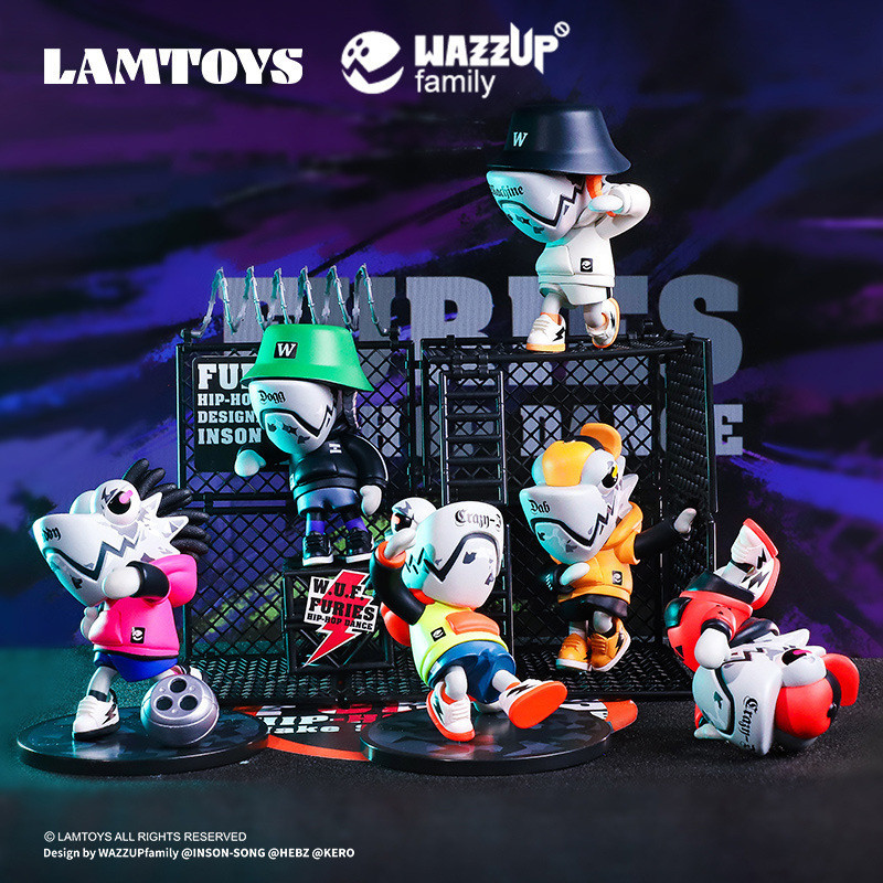 Lamtoys Chameleon Street Dance Dragon Series Hộp Bí Ẩn WAZZUPbaby Limited Búp Bê Hợp Thời Trang Chơi Hình