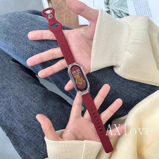  Ốp lưng trong suốt + Dây đeo silicon cho Xiaomi Mi Band 10 9 8 7 6 5 4 3 NFC Đồng hồ thông minh thay thế dây đeo cổ tay thể thao Phụ kiện thắt lưng 