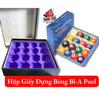 Hộp đựng 16 bóng bida lỗ, hộp bảo quản bi-a pool cho clb