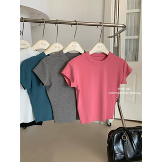 Áo thun co giãn Crop Top K Bear Eo dành cho nữ