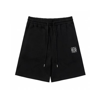 Xu Hướng Cổ Điển LOE668E Cotton Cặp Đôi Quần Ngắn Thời Trang Phù Hợp Với Cổ Điển Họa Tiết Thêu Quần Short Plus Kích Thước Unisex