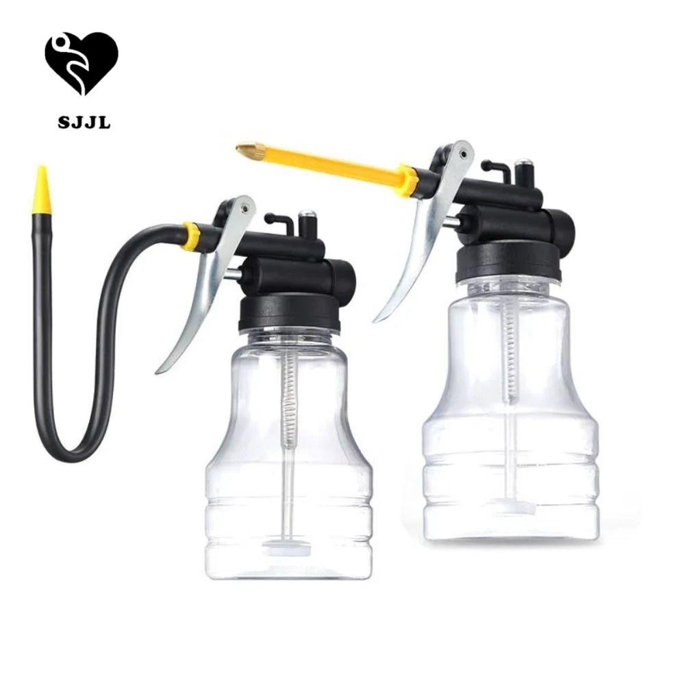 Bơm Dầu, Bình Dầu Trong Suốt Áp Lực Cao, Di Động 250ml Có Vòi Phun Dầu Nhựa Bình Dầu Ô Tô Bơm Tay