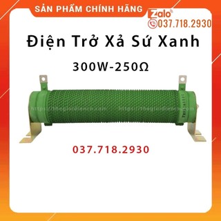 Điện trở xả biến tần loại 300w-250 ohm,500w-70ohm, 800w-50 ohm, 1000w-70 ohm, 3000w-70r, điện trở xả sứ xanh