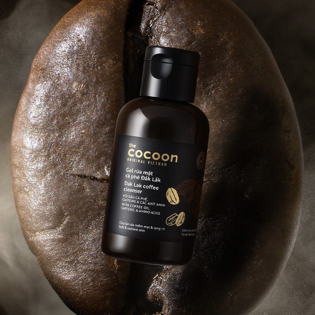 Gel Rửa Mặt Chiết Xuất Cà Phê Đắk Lắk Cocoon Dak Lak Coffee Cleanser Làm Sạch Dịu Nhẹ, Giúp Da Tươi Mát & Mịn Màng 140ml