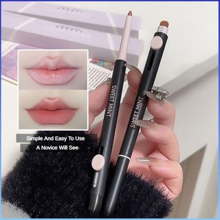 ⚡⚡Bút son môi COD SWEE TMINT Silky Matte Lip Liner Cọ môi hai đầu Kết cấu mịn màng tất cả trong một Dễ dàng sử dụng không thấm nước Bút kẻ môi trang điểm môi đầy đặn tự nhiên lâu dài