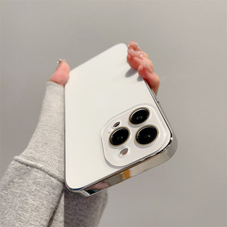 Ốp điện thoại PC mờ máy nguyên bản mạ điện chất lượng cao cho iPhone15 Pro Max 14 13 12 11 Pro Max camera chống sốc đi kèm bảo vệ màng ống kính chống vân tay