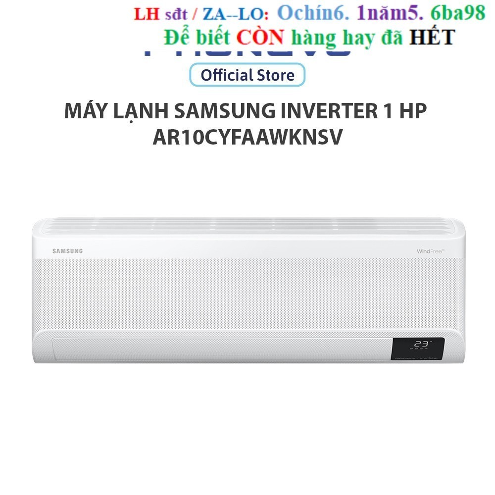 Rẻ Máy lạnh Samsung Inverter 1 HP AR10CYFAAWKNSV - Bảo hành 24 tháng