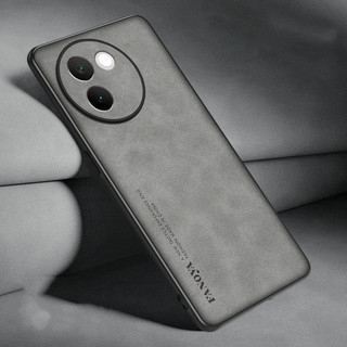 Ốp Da Sang Trọng Cho VIVO V30E 5G Chống Sốc Mỏng Mỏng Lưng Cứng Mềm Silicon Cạnh Bảo Vệ Vỏ Điện Thoại Có Bảo Vệ Camera
