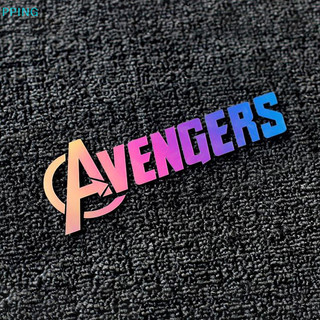 [Lov] Miếng dán phản quang màu đen Iron Man Avenger Car Car Car Car Car Truck Vehicle Sticker Trang trí chống nước phản quang vô hình [OV]