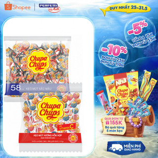 Kẹo mút Chupa Chups Hương Trái Cây Hỗn Hợp (Gói lớn)
