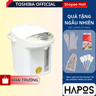 Bình thủy điện toshiba plk-45sfvn 4.5l 700w chính hãng, ruột inox 304, khử clo, tiết kiệm điện - hapos toshiba