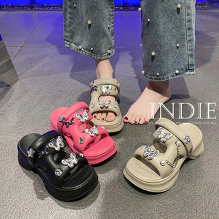 INDIE dép nữ dép bánh mì  2024 HOTSALE Giày lỗ bánh mì dễ thương Tiện dụng Sang trọng Lót êm ái Bảnh bao FDL245159X 21Z240525