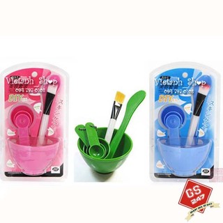 Bộ dụng cụ trộn mặt nạ đắp mặt 4 in 1