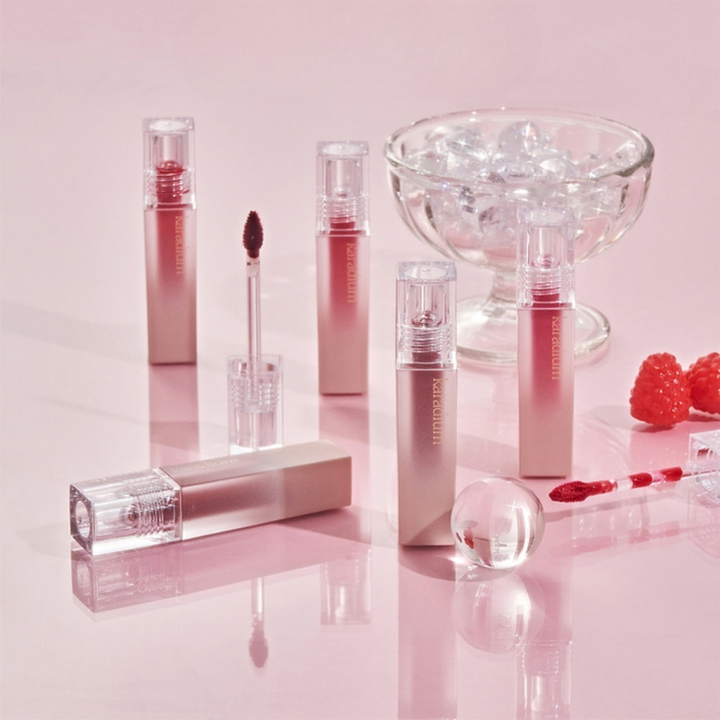 Son Kem Bóng Dưỡng Ẩm Môi Bóng Mịn Karadium Glassy Fitting Tint Hàn Quốc