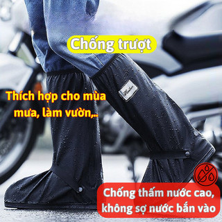 Giày Đi Mưa Đi Phượt Thời Trang IKEA Mama  Vải Chống Nước Tốt, Đế Có Lớp Chống Trượt An Toàn Độ Mở Rộng Dễ Thao Tác