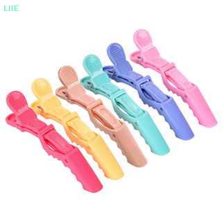 6 kẹp tóc cá sấu nhiều màu sắc kẹp làm tóc salon chuyên nghiệp kẹp tóc cá sấu kẹp tóc phụ kiện cắt tóc