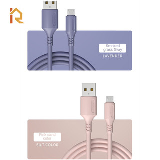 Cáp sạc nhanh Roksana 1.2M 3A cho iPhone / Android / Type-C