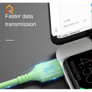 Cáp sạc nhanh Roksana 1.2M 3A cho iPhone / Android / Type-C