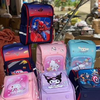 Balo cặp xách đi học cho bé trai bé gái thiết kế hoạt hình đáng yêu 42x30x18cm