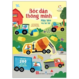 Sách Bóc Dán Thông Minh - Máy Kéo Và Xe Tải