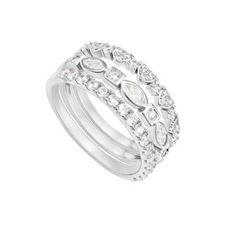 Nhẫn bạc đính đá pnjsilver xmxmw060169