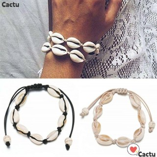 Vòng tay hình vỏ sò tự nhiên phong cách Bohemian