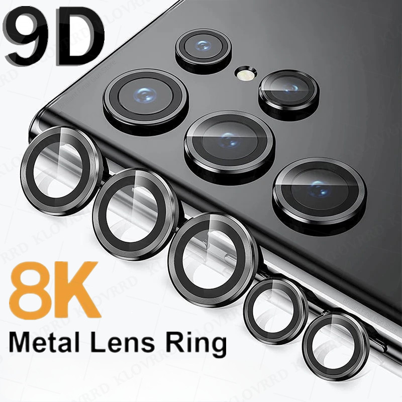 Kính cường lực HD bảo vệ camera thích hợp cho Samsung Galaxy S25 Ultra S24 Ultra S24 FE S23 Ultra S22 Ultra S25 Plus S24 Plus