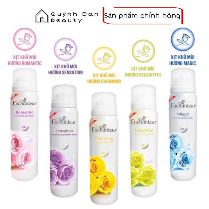 Xịt khử mùi Enchanteur 150ml