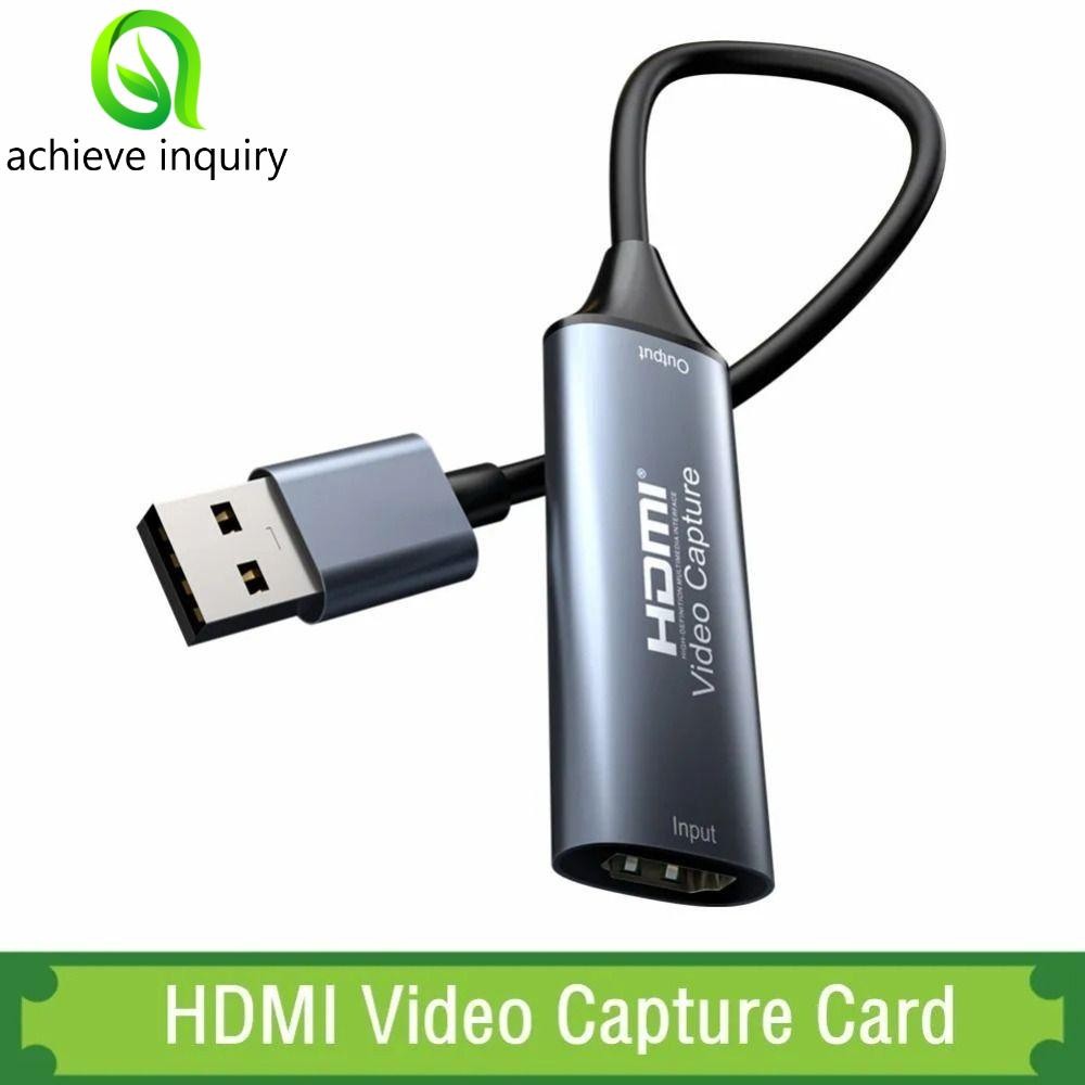 achieve inquiry Achieve INQUIRY Video Capture Card Collector Hợp kim nhôm cho PC / Game / DVD / TV