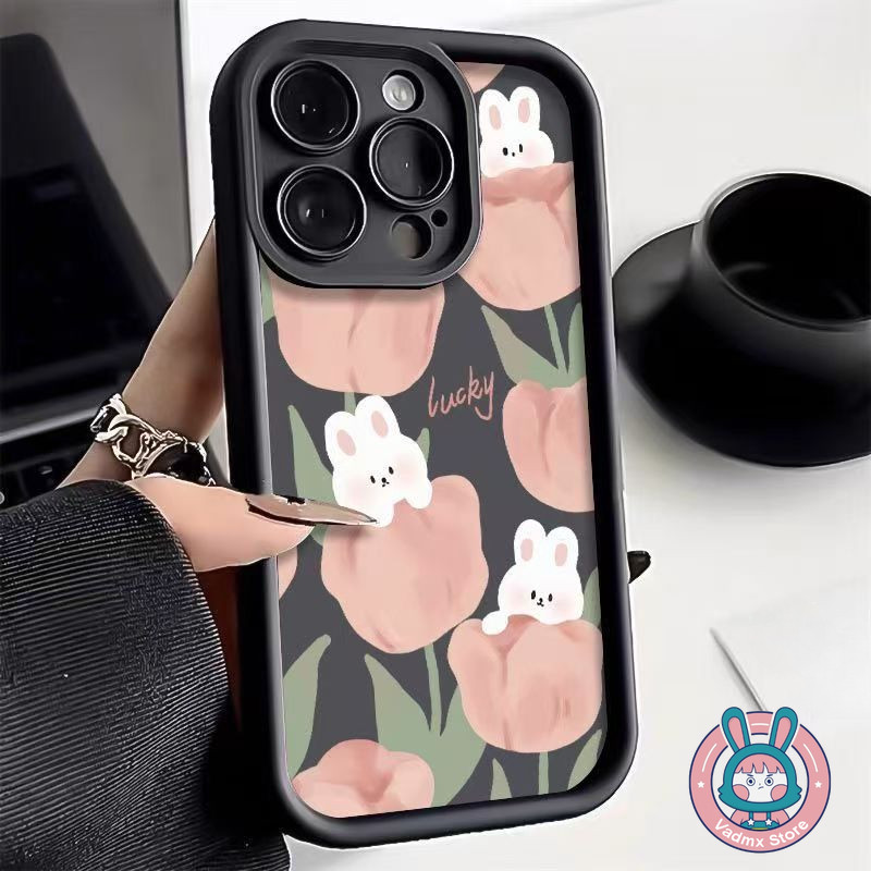 Ốp Điện Thoại Thỏ Đáng Yêu Cho Vivo IQOO Z9 Turbo + Lite Z9X Z8 Z7 Z7X Z7i Z6 Z1 Pro Z6 Z6X Z5 Z5X Z