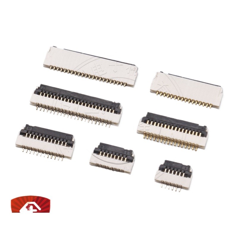 5 Chiếc FFC / FPC Flat Connector 0.5 Mm Pitch Flip Cover Siêu Mỏng 1.0 Dày Flip Patch FPC Linh Hoạt 