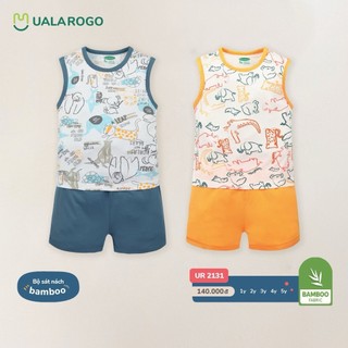 Bộ ba lỗ cho bé trai bé gái hãng ualarogo