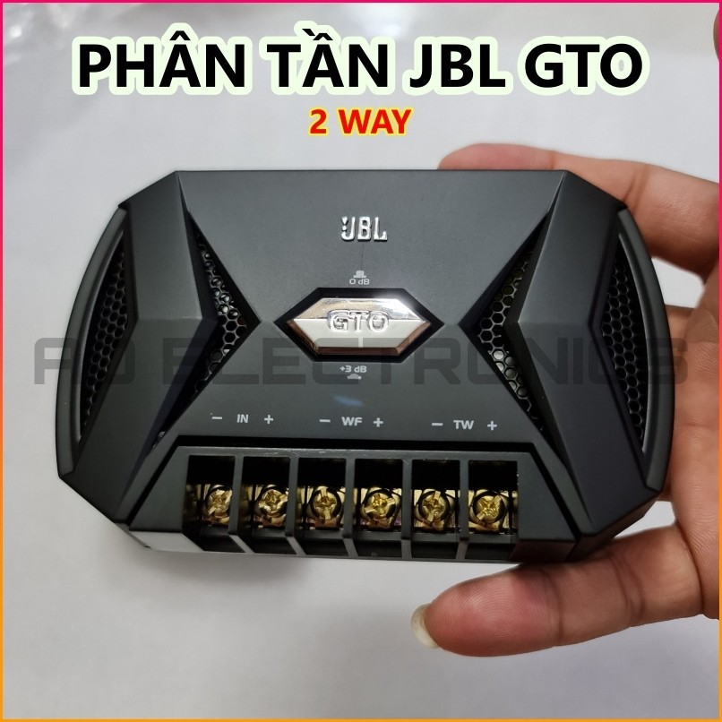 Phân tần JBL GTO 2 đường tiếng có nút tăng treble nâng cấp hệ thống loa bass 16cm vs treble trên xe ô tô