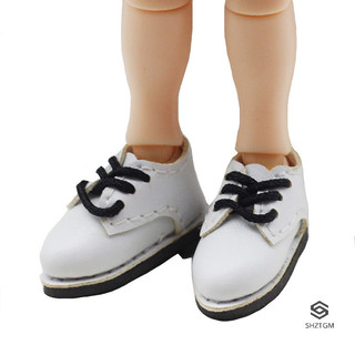 1 cặp giày búp bê ob11 dod 1 / 12 bjd cho body9, gsc, ymy, obitsu 11, búp bê molly giày da pu phụ kiện búp bê mới