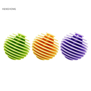 Henghome 3 Chiếc Có Thể Tái Sử Dụng Ma Thuật Giặt Bóng Máy Sấy Vải Bóng Mềm Quần Áo Dụng Cụ Vệ Sinh Máy Giặt Phụ Kiện TFG