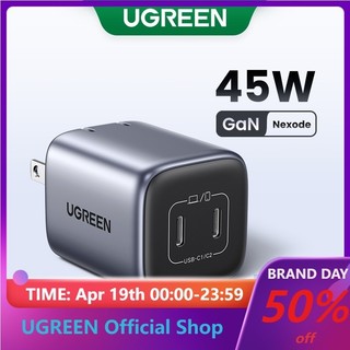 Bộ sạc nhanh UGREEN 45W cổng USB Type C thích hợp cho iPad pro iPad mini SAMSUNG S23 S22 S21 S20 iPhone 14 pro max