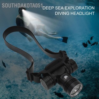Southdakota051 đèn led dưới nước chống thấm 60m lặn pha đầu gắn pin đội
