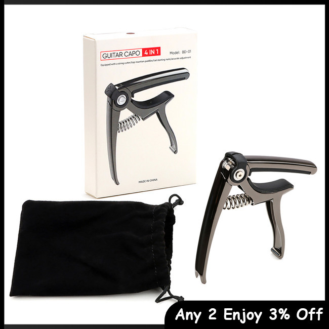 Zevaret Guitar Capo Hợp Kim Kẽm Đàn Guitar Điện Tử Capo Nhẹ Đa Năng Acoustic Cổ Điển Đàn Guitar Điện Bass