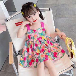 Váy bé gái, phong cách nước ngoài mới mùa hè, mùa hè bé gái, quần áo trẻ em, váy mùa hè, váy nắng