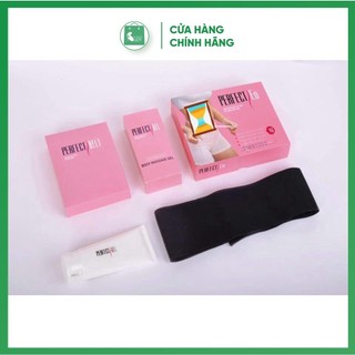 Combo đai nịt bụng kèm gel bôi giảm mỡ bụng perfect eo