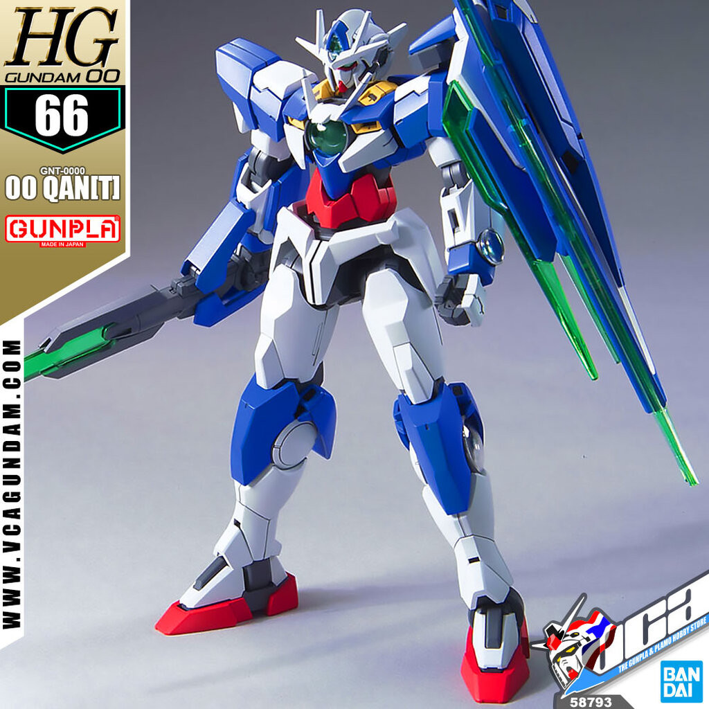 VCA BANDAI GUNPLA CAO CẤP HG 1 / 144 00 QAN [T] QUANT GUNDAM Đồ chơi mô hình Robot lắp ráp