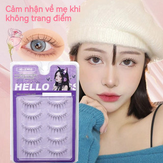 Toàn Bộ Phong Cách Một Mảnh Tóc Lông Mi Giả Nữ Siêu Nhiên Quỷ Nhỏ Trong Suốt Thân Dày Mẹ Cảm Giác